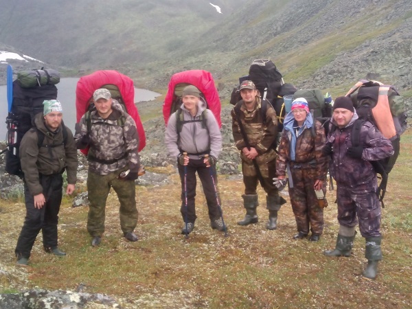 Участники похода по Приполярному Уралу