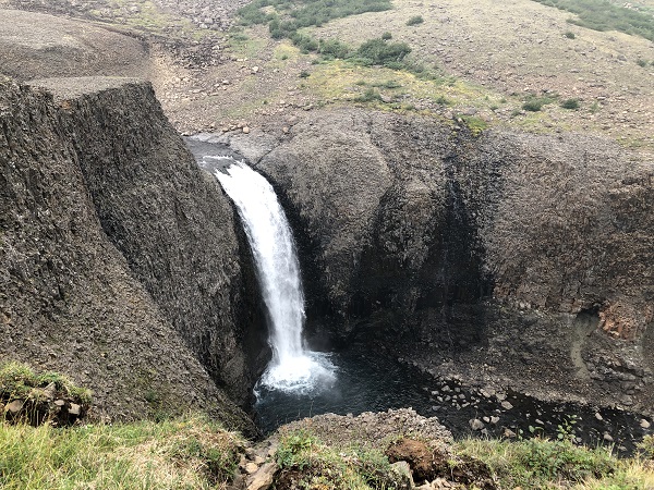 Водопад плато Путорана