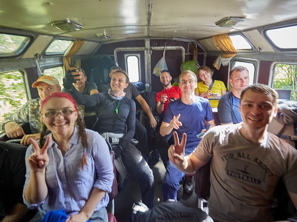 Участники похода по Уралу