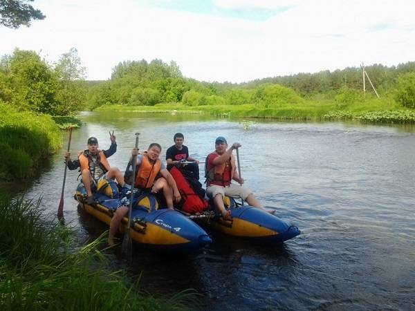 Сплав по реке Реж